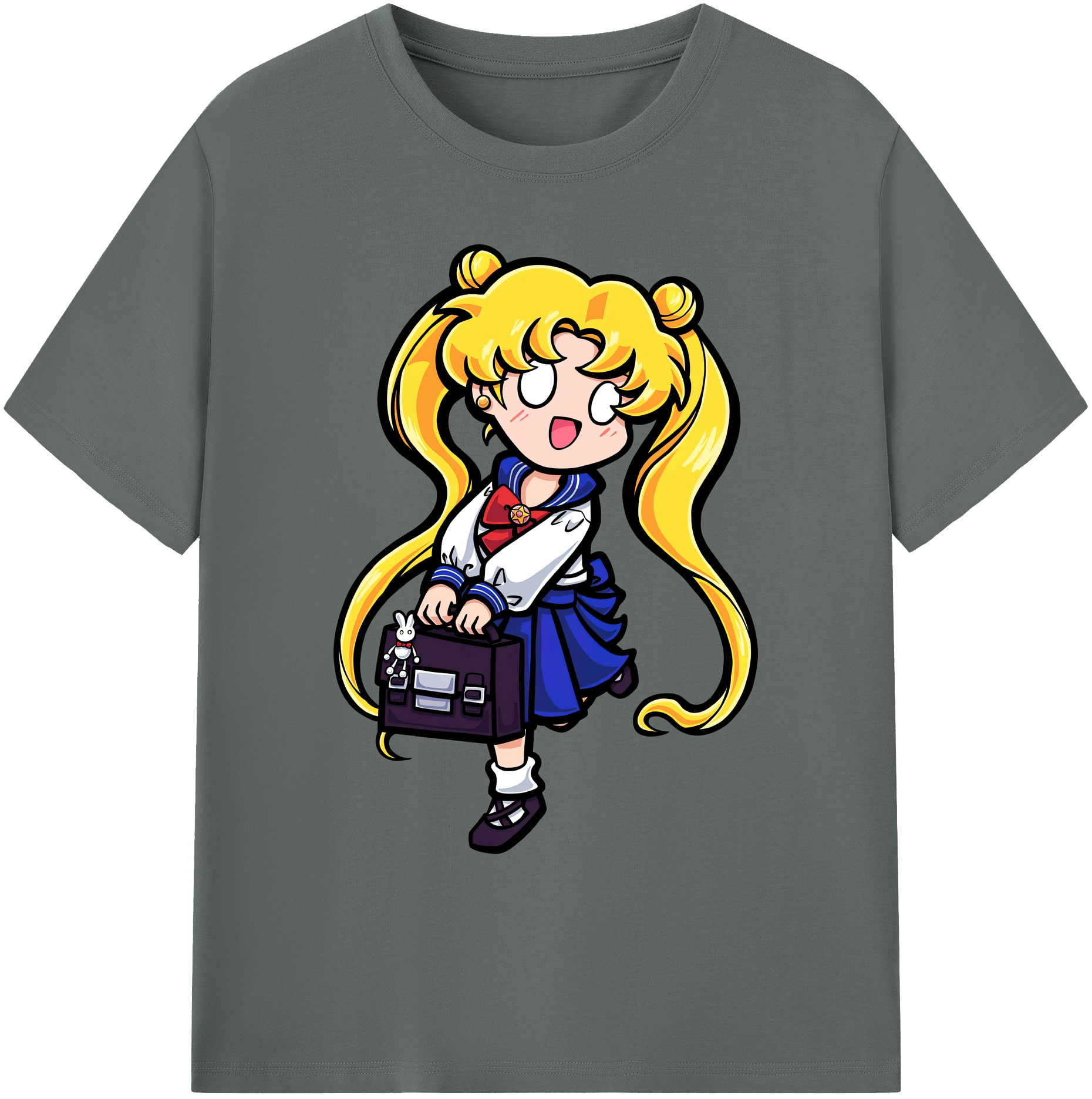 （画像用） 美少女戦士セーラームーン 愛野 美奈子 あいの みなこ Sailor Moon Aino Minako 綿100％ メンズ半袖Tシャツ｜肌触りやわらか＆通気性